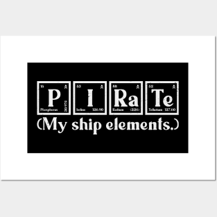 Periodic Pirate Posters and Art